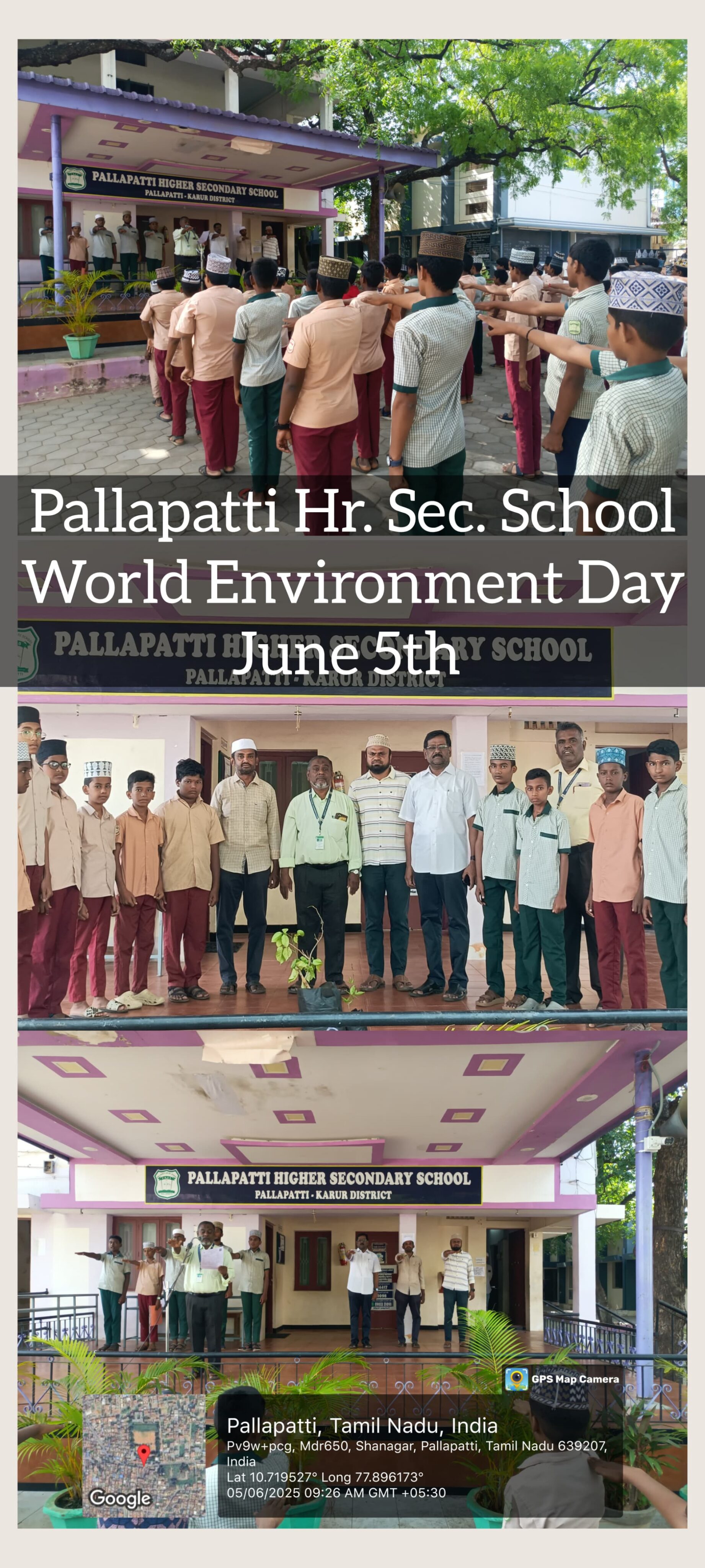 Pallapatti Higher Secondary School Celebrates World Environment Day